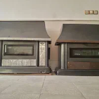بخاری شومینه ای بزرگ و تمیز