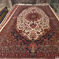 جفت پرده ای افشار نقشه خورشیدی گل ابریشم|فرش|همدان, |دیوار