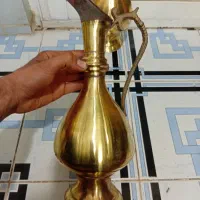 حراج ۲ عدد پارچ لب اردکی برنجی بزرگ قدیمی عتیقه|حراج|اصفهان, شیخ اشراق|دیوار