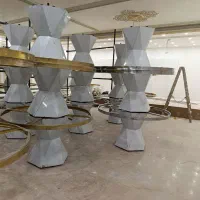 میز فلزی تالار