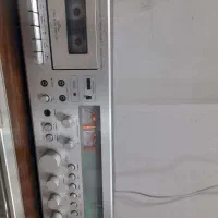 استریو  ضبط قدیمی چوبی