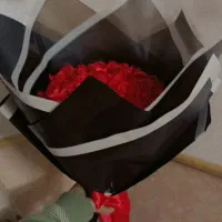 دسته گل روبانی