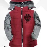 کاپشن دو رو پسرانه ۴ سایز