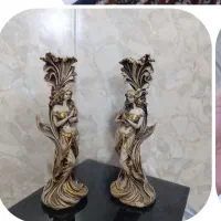 یک جفت مجسمه جاشمعی فرشته با ارسال
