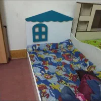 تخت ام دی اف کودک|تخت و صندلی بچه|برازجان, |دیوار