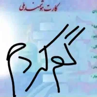 کارت ملی گمشده نسرین مرادی