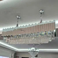 لوستر آیینه ای کریستالی شیک