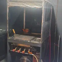 فر فست فود و یخچال مغازه فست فود صنعتی میز فلزی|کافی‌شاپ و رستوران|اصفهان, خانه اصفهان|دیوار