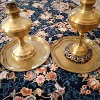 چراغ لمپا برنجی خورشید اصل