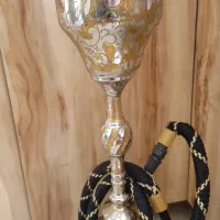 قلیان برنجی مدل عرب تنه قلم زنی