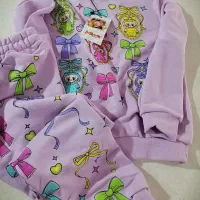 ست دو تیکه دورس و شلوار دخترانه خارجی