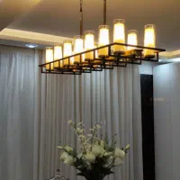 سه عدد لوستر کلاسیک مشکی طلایی|لوستر و چراغ آویز|لنگرود, |دیوار