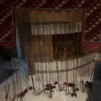 پرده فرش دستباف