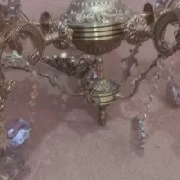 لوستر برنزی|لوستر و چراغ آویز|سراب, |دیوار