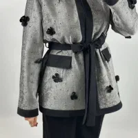 کت مخمل ژاکارد مزونی