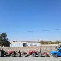 تیلر زنی و شخم زنی با تراکتور کمرشکن و تیلر