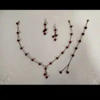 ست گردنبند،دستبند و گوشواره مناسب یلدا|بدلیجات|کاشان, شهید زجاجی|دیوار