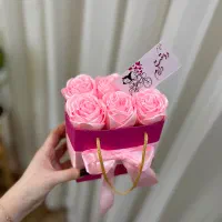 باکس گل روبانی جاودان