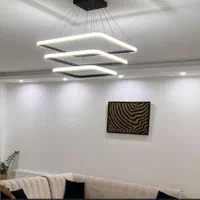 لوستر مدرن مدل سه مربع|لوستر و چراغ آویز|تهران, افسریه شمالی|دیوار