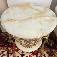 میز برنز گرد / میز برنز دایره|مبلمان خانگی و میز عسلی|تبریز, |دیوار