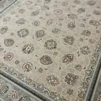 یک جفت فرش۱۲متری۱۵۰۰شانه،زمرد کاشان،کاملا نو