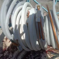 ۵کلاف ۳/۸و۵/۸دو سر فنر ۴و۵متری.۸کیلوتیکه لوله|کولر گازی و فنکوئل|اهواز, کمپلو شمالی|دیوار