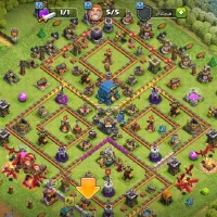 ۷ عدد اکانت کلش با قبیله سطح. ۱۴