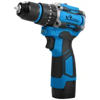 دریل شارژی ویوارکس دوباتری موتور براشلس