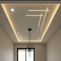 اجرای رابیتس نور مخفی رانیز لاینر سقف کاذب کناف