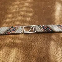 فروش دستبند بافته شده میوکی پلاک نقره سین