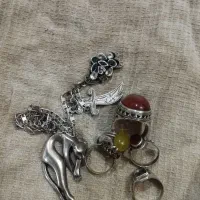 انگشتروگردنبدنقره