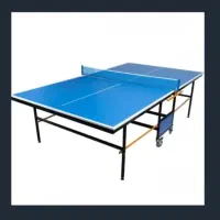 میز پینگ پنگ ۴ چرخ mdf تاشو