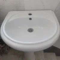 روشویی پایه دار سفید سایز ۵۰ سانتی
