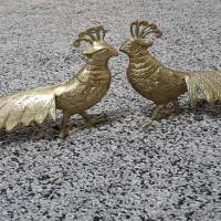 مجسمه طاووس برنجه