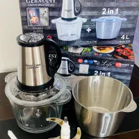 خرد کن دو کاسه تیغه طلایی پرس سیلور کرست/