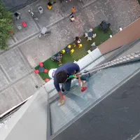 کار در ارتفاع با طناب عایق بندی وآب گریز نما|خدمات پیشه و مهارت|شیراز, گلدشت معالی‌آباد|دیوار