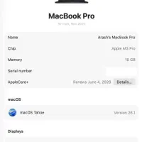 فروش مک بوک پرو ۱۶ اینچ|رایانه همراه|تهران, جماران (نیاوران)|دیوار