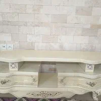 میز تلویزیون،رنگ کرم(استخوانی)