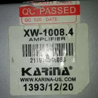 آمپلی فایر کارینا 4 کاناله 3400 وات + ساب 1300وات|قطعات یدکی و لوازم جانبی|رشت, منظریه|دیوار