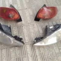 چراغ جلو و عقب ۲۰۶