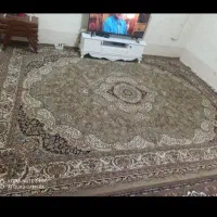 یک جفت فرش زمینه گردویی