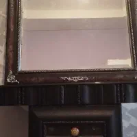 آینه و کنسول چوبی