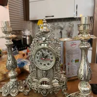 آینه شمعدان برنز