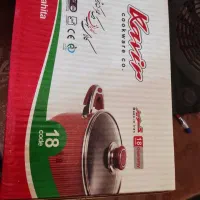 تفلن کویر10پارچه سه تابه دوتاقابلمه بادرپوش پریکس|ظروف پختوپز|لاهیجان, جمهوری|دیوار