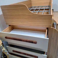 تخت ومیز تحریر  بهترین جنس شرکتی|تخت و سرویس خواب|ساوه, |دیوار