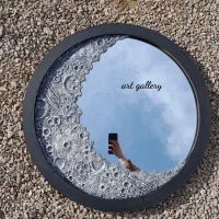 تابلوی ماه،ساعت رزینی وطرح ماه، ودیوارکوب