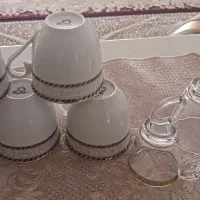 پنج عدد فنجان.سه عدد قهوه خوری .دوعدد پارچ|ظروف سرو و پذیرایی|سبزوار, شرق کال شمالی|دیوار