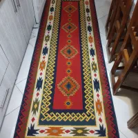 گلیم فرش طرح ترکمن