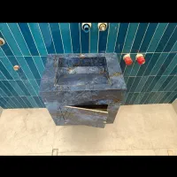 روشویی سرامیکی وسنگ|لوازم سرویس بهداشتی|بندر گناوه, |دیوار