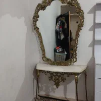 اینه شمعدان تمام برنز سالم و سنگین